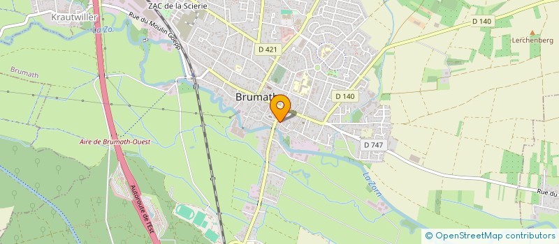 localisation de l'entreprise SARL MALVONT  BRUMATH