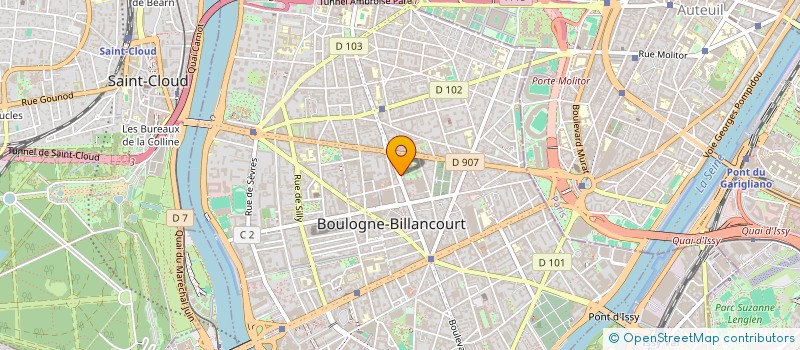 localisation de l'entreprise SARL MAMI BLUE à BOULOGNE-BILLANCOURT