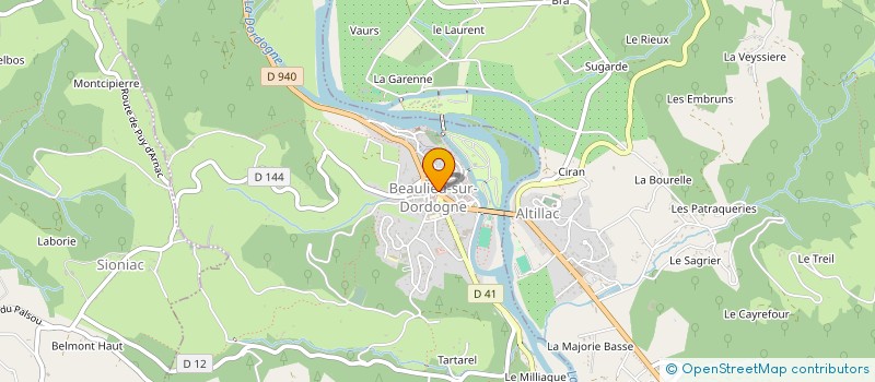 localisation de l'entreprise SARL MAMY  BEAULIEU-SUR-DORDOGNE