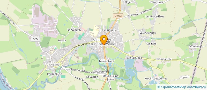 localisation de l'entreprise SARL MAN-ELEC à SAINT-DIDIER-SUR-CHALARONNE