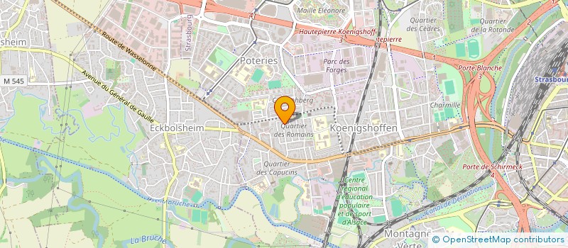 localisation de l'entreprise SARL MANAE à STRASBOURG