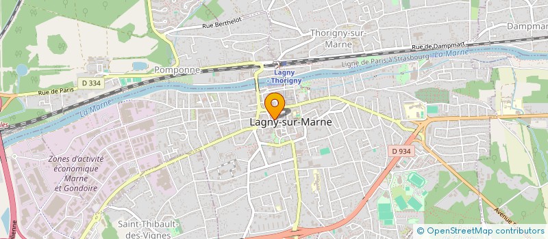 localisation de l'entreprise SARL MANAFRA à LAGNY-SUR-MARNE