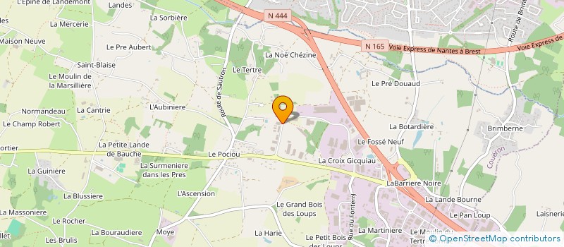 localisation de l'entreprise SARL MANAGERIAAL à COUERON