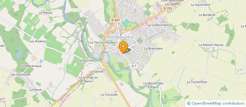 localisation de l'entreprise SARL MANAUTO à ROCHESERVIERE