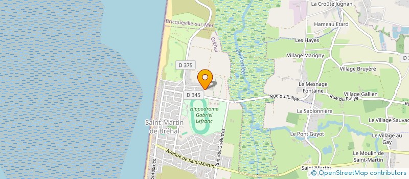 localisation de l'entreprise SARL MANCHE OUEST CONCHYLICOLE  BRICQUEVILLE-SUR-MER