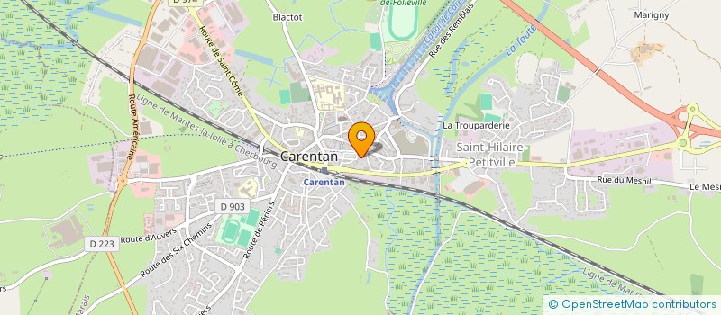 localisation de l'entreprise SARL MANCHE PREVENTION à CARENTAN-LES-MARAIS