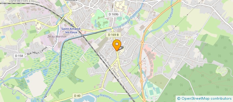localisation de l'entreprise SARL MANCHON à SAINT-AMAND-LES-EAUX