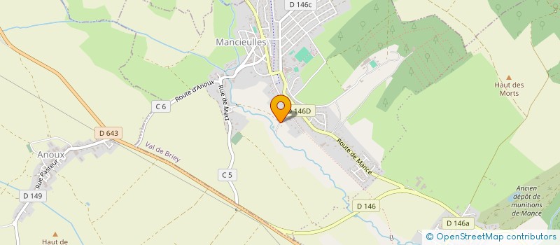 localisation de l'entreprise SARL MANCIEULLES AMBULANCES MM GUILLET ET CARPANESE  VAL DE BRIEY