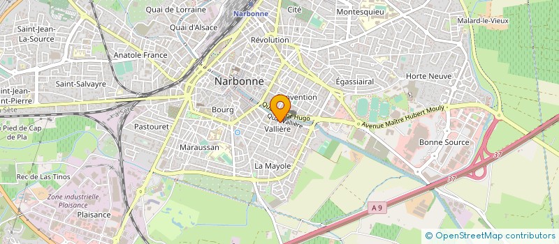 localisation de l'entreprise SARL MANDALA HOLDING  NARBONNE