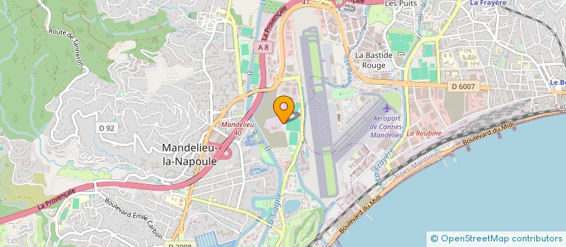 localisation de l'entreprise SARL MANDELIEU ACCESSOIRES à MANDELIEU-LA-NAPOULE