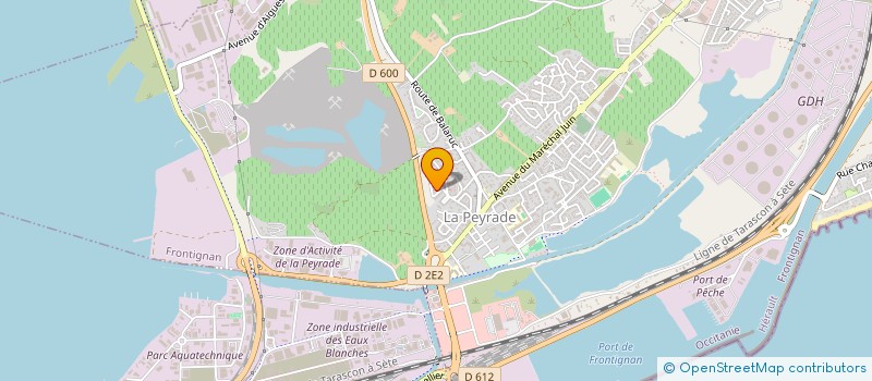 localisation de l'entreprise SARL MANDER à FRONTIGNAN