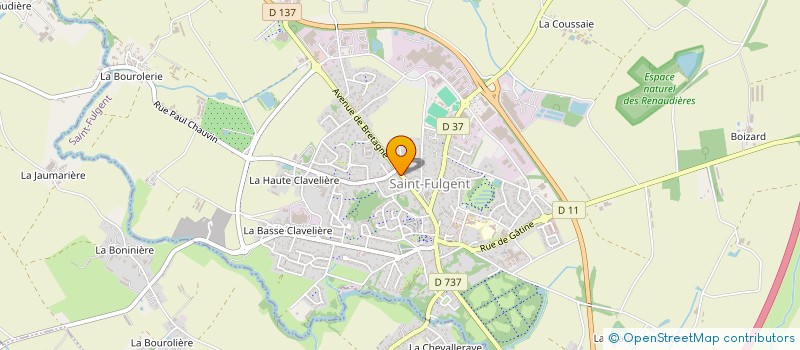 localisation de l'entreprise SARL MANDIN  SAINT-FULGENT