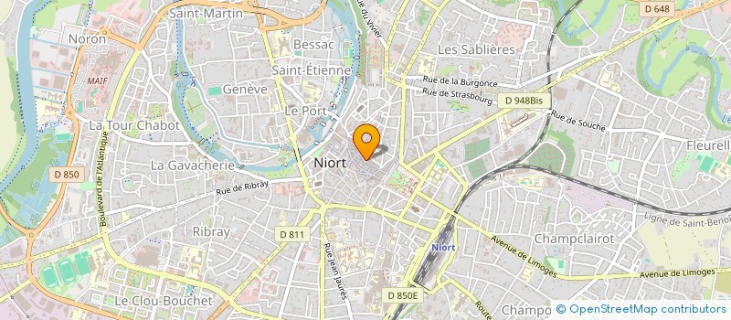 localisation de l'entreprise SARL MANDIS à NIORT