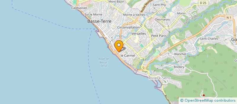 localisation de l'entreprise SARL MANDY à BASSE-TERRE