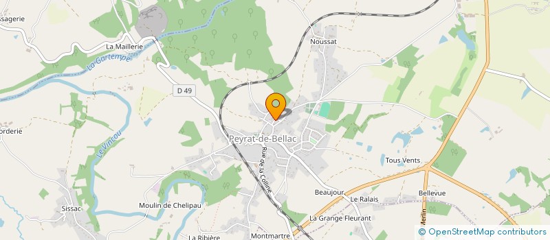 localisation de l'entreprise SARL MANEIX DOMINIQUE à PEYRAT-DE-BELLAC