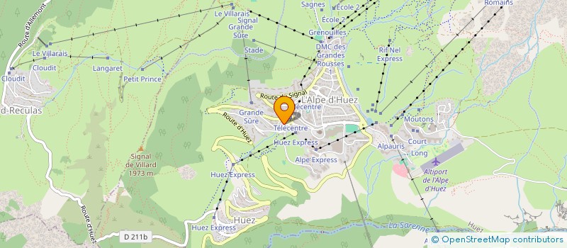 localisation de l'entreprise SARL MANELLI à HUEZ