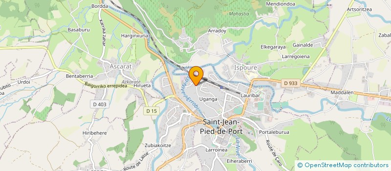 localisation de l'entreprise SARL MANEX à SAINT-JEAN-PIED-DE-PORT