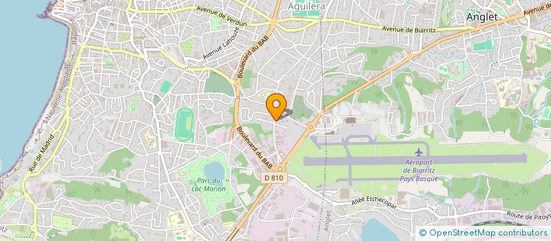 localisation de l'entreprise SARL MANEXENIA  BIARRITZ