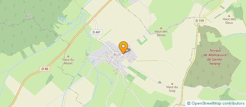 localisation de l'entreprise SARL MANGEOLLE ANDRE JEAN-CLAUDE  BULT