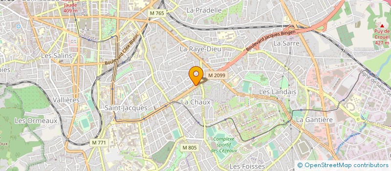 localisation de l'entreprise SARL MANGIN à CLERMONT-FERRAND