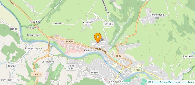 localisation de l'entreprise SARL MANGINO à ESPALION