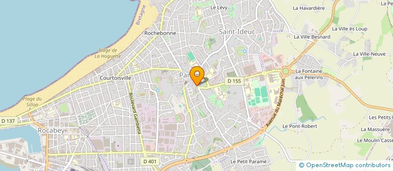 localisation de l'entreprise SARL MANGINOT CONTIN  SAINT-MALO