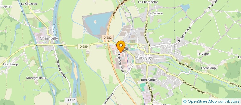 localisation de l'entreprise SARL MANHATTAN  MARCIGNY