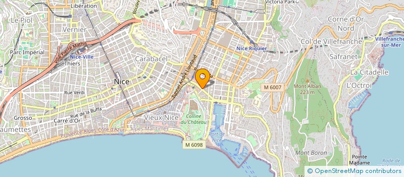 localisation de l'entreprise SARL MANILDO OPTIQUE à NICE