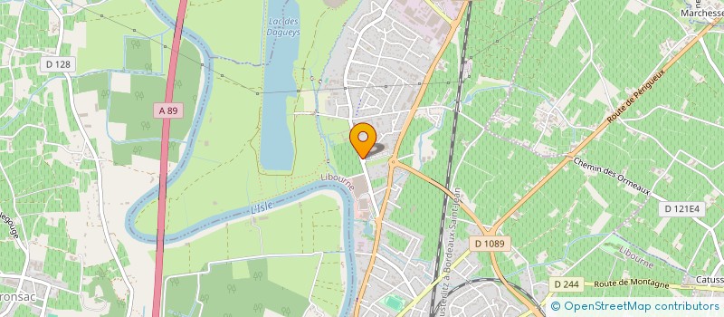 localisation de l'entreprise SARL MANIVAL ENTREPRISE  LIBOURNE