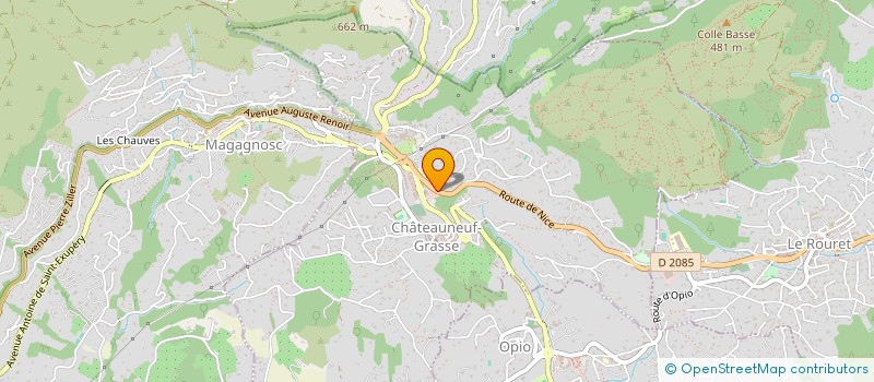 localisation de l'entreprise SARL MANNHARD  CHATEAUNEUF-GRASSE