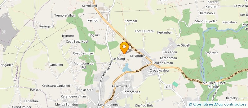 localisation de l'entreprise SARL MANOIR DU STANG HOTEL DU GOLF à LA FORET FOUESNANT