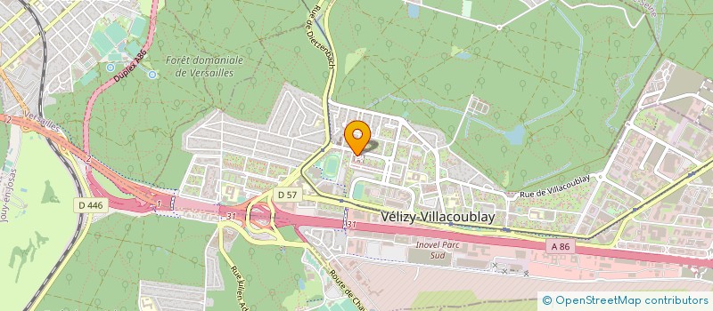 localisation de l'entreprise SARL MANOLIA à VELIZY-VILLACOUBLAY