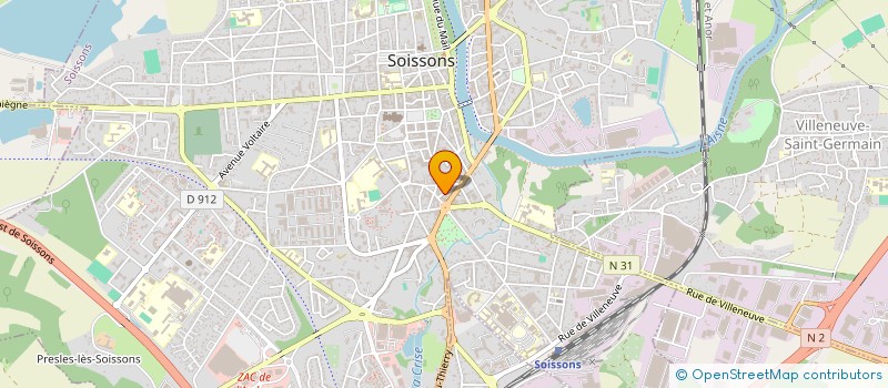 localisation de l'entreprise SARL MANOLYA à SOISSONS