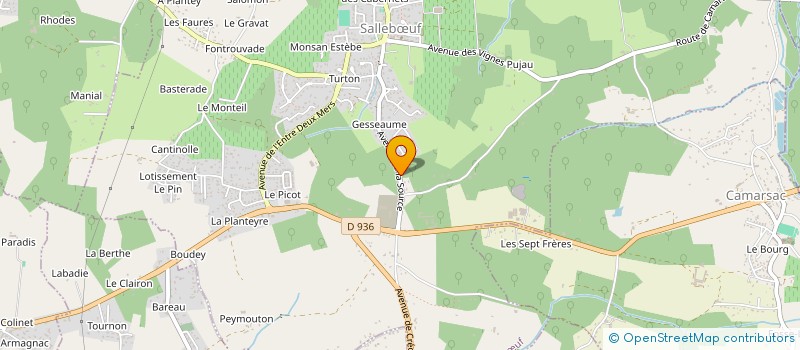 localisation de l'entreprise SARL MANONAS  SALLEBUF