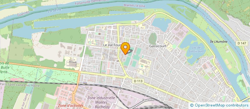 localisation de l'entreprise SARL MANTES BUSINESS SERVICES  MANTES-LA-JOLIE