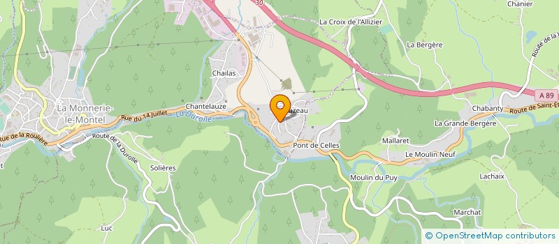 localisation de l'entreprise SARL MANUEL FERNANDES à LA MONNERIE-LE-MONTEL