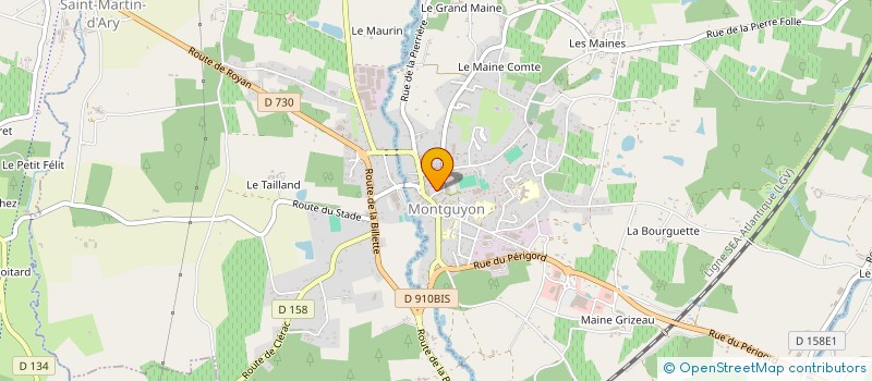 localisation de l'entreprise SARL MANUEL VAZ MACONNERIE à MONTGUYON