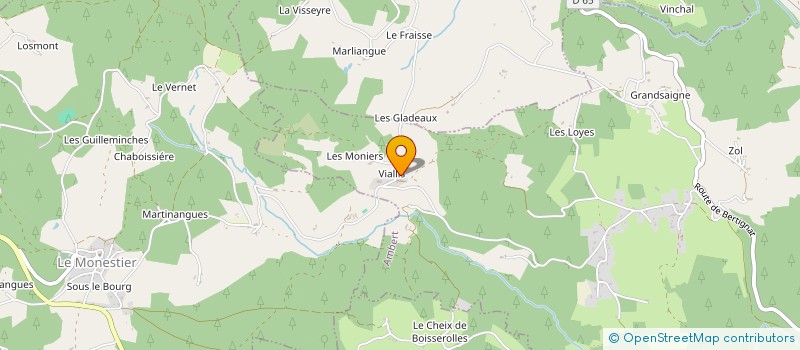 localisation de l'entreprise SARL MANUFACTURE D'ELECTRICITE MODERNE  AMBERT