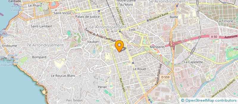 localisation de l'entreprise SARL MANUTENTION PROVENCALE à MARSEILLE