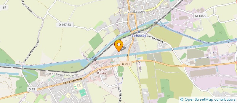 localisation de l'entreprise SARL MANUTRANS à HAISNES