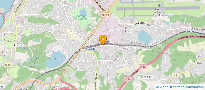 localisation de l'entreprise SARL MANY à BIARRITZ