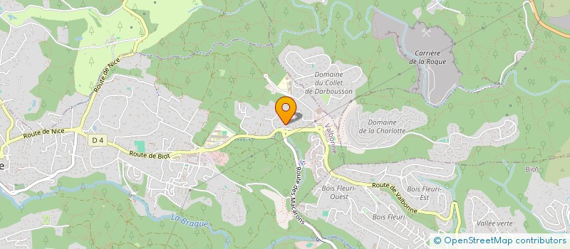 localisation de l'entreprise SARL MANZEL E ZEITUN  VALBONNE