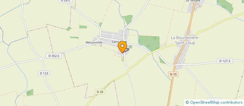 localisation de l'entreprise SARL MANZONI LORHO à LA BOURDINIERE-SAINT-LOUP