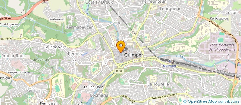localisation de l'entreprise SARL MAO à QUIMPER