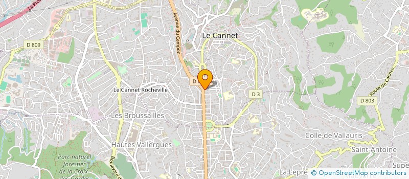 localisation de l'entreprise SARL MAOLI à LE CANNET