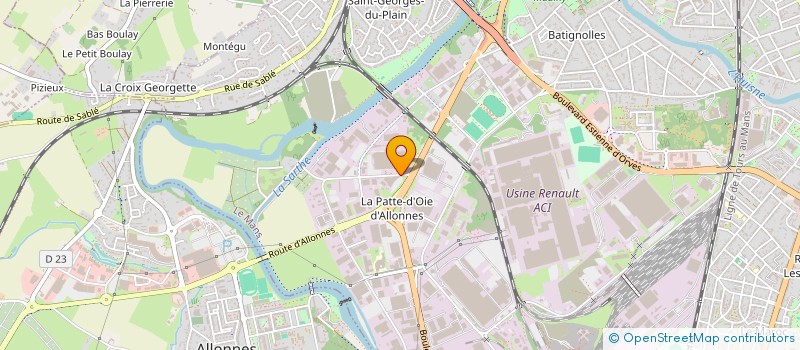 localisation de l'entreprise SARL MAP à LE MANS