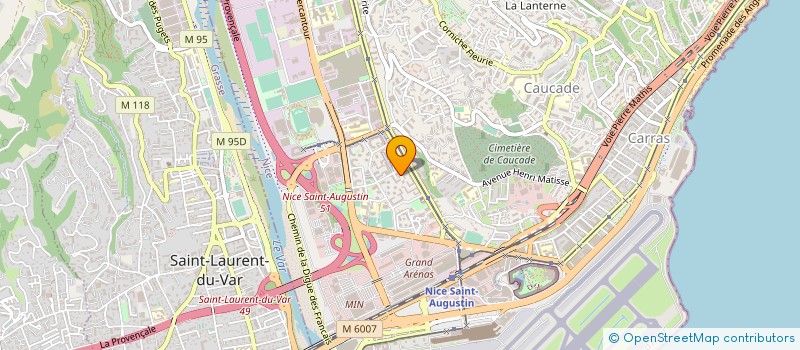 localisation de l'entreprise SARL MAP PEINTURE à NICE