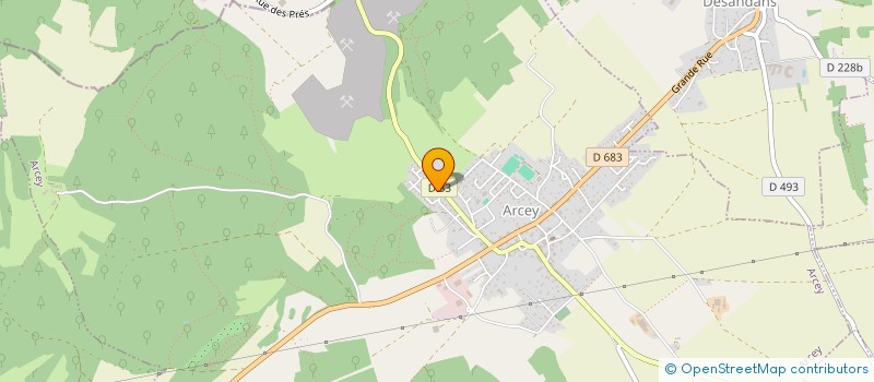 localisation de l'entreprise SARL MAPINDUS SERVICE à ARCEY