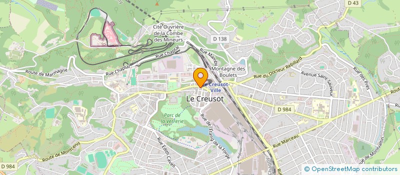 localisation de l'entreprise SARL MAPRO à LE CREUSOT