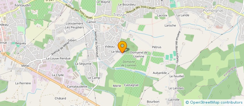localisation de l'entreprise SARL MARA à BEGLES